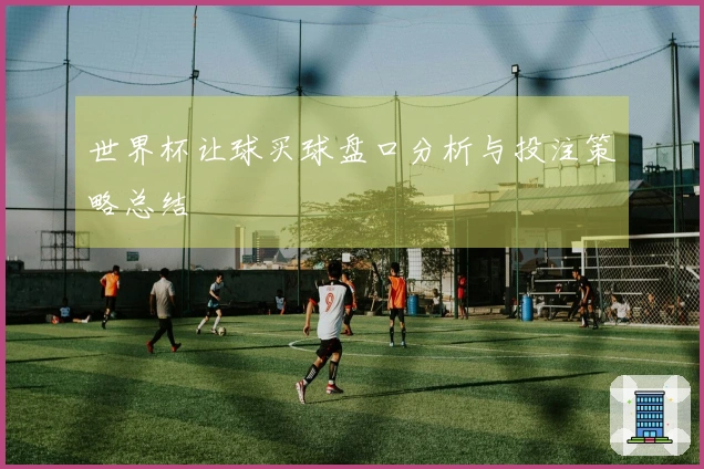 世界杯让球买球盘口分析与投注策略总结